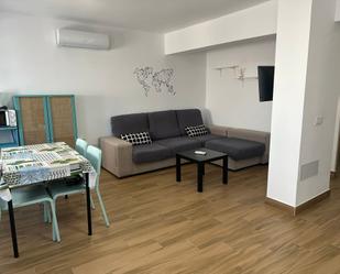 Living room of Flat for sale in  Almería Capital  with Furnished