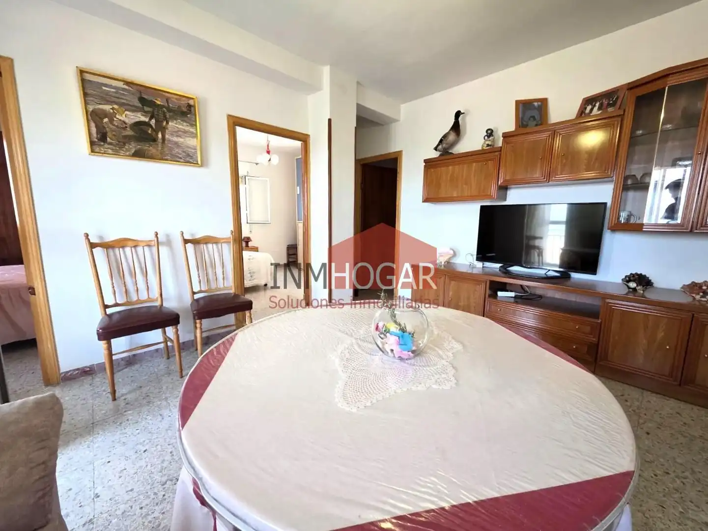 Sala de estar de Casa o chalet en venta en Navalosa con Calefacción, Terraza y Amueblado