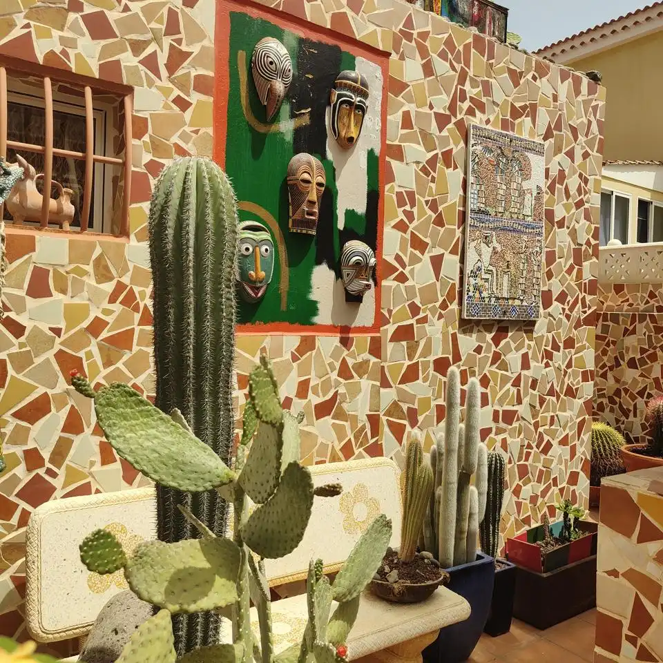 Haus oder Chalet zur Miete in Mogán mit Privatgarten, Terrasse und Abstellraum