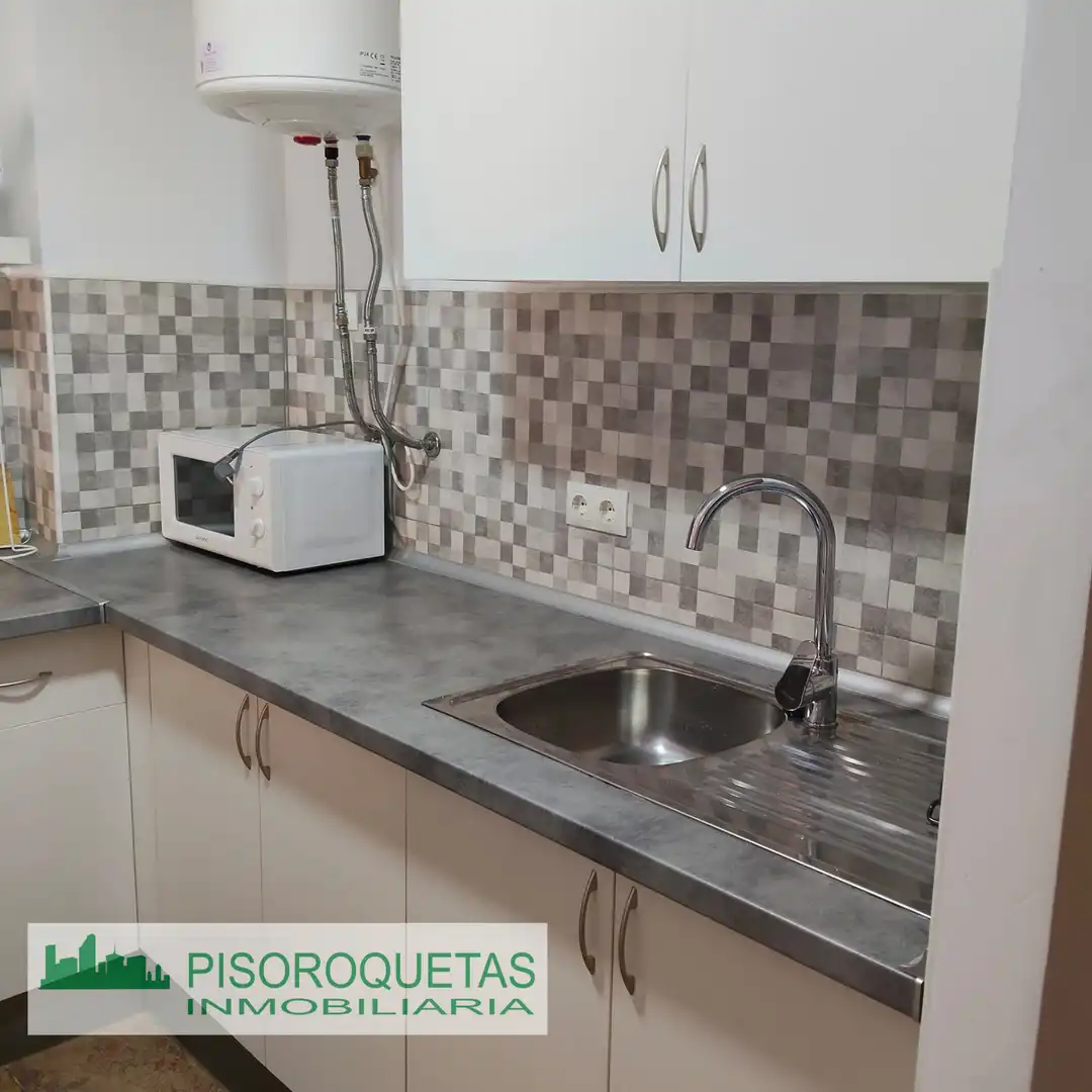 Kitchen of Flat for rent in Roquetas de Mar  with Air Conditioner, Heating and Terrace