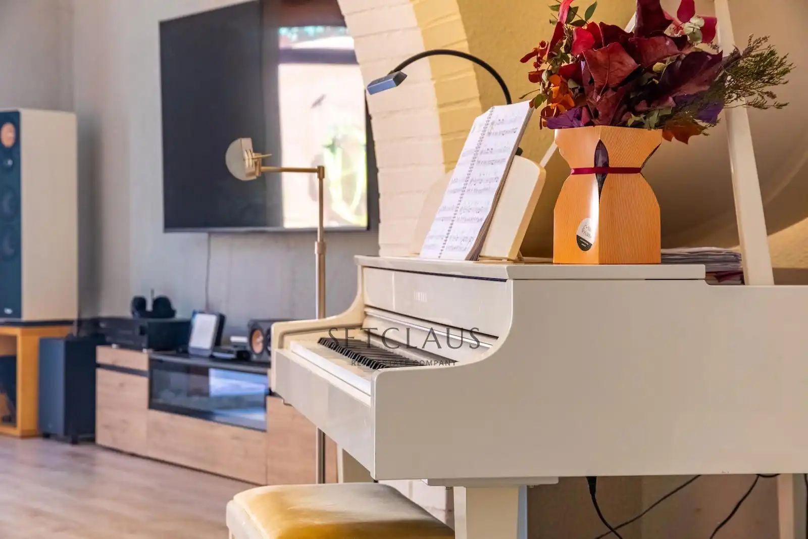 Sala de estar de Casa o chalet en venta en Teià con Aire acondicionado, Calefacción y Jardín privado