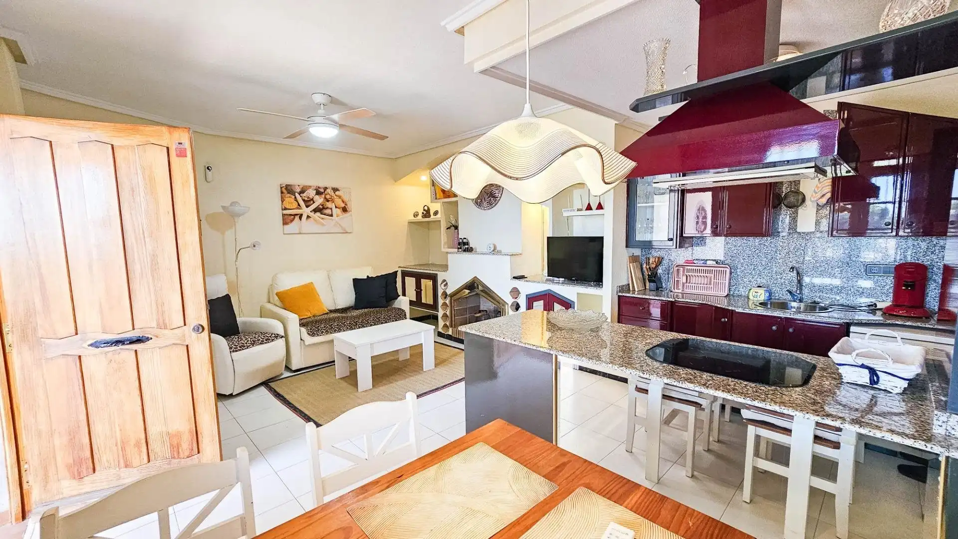 Living room of Houses for sale in Orihuela  with Air Conditioner, Private garden and Swimming Pool