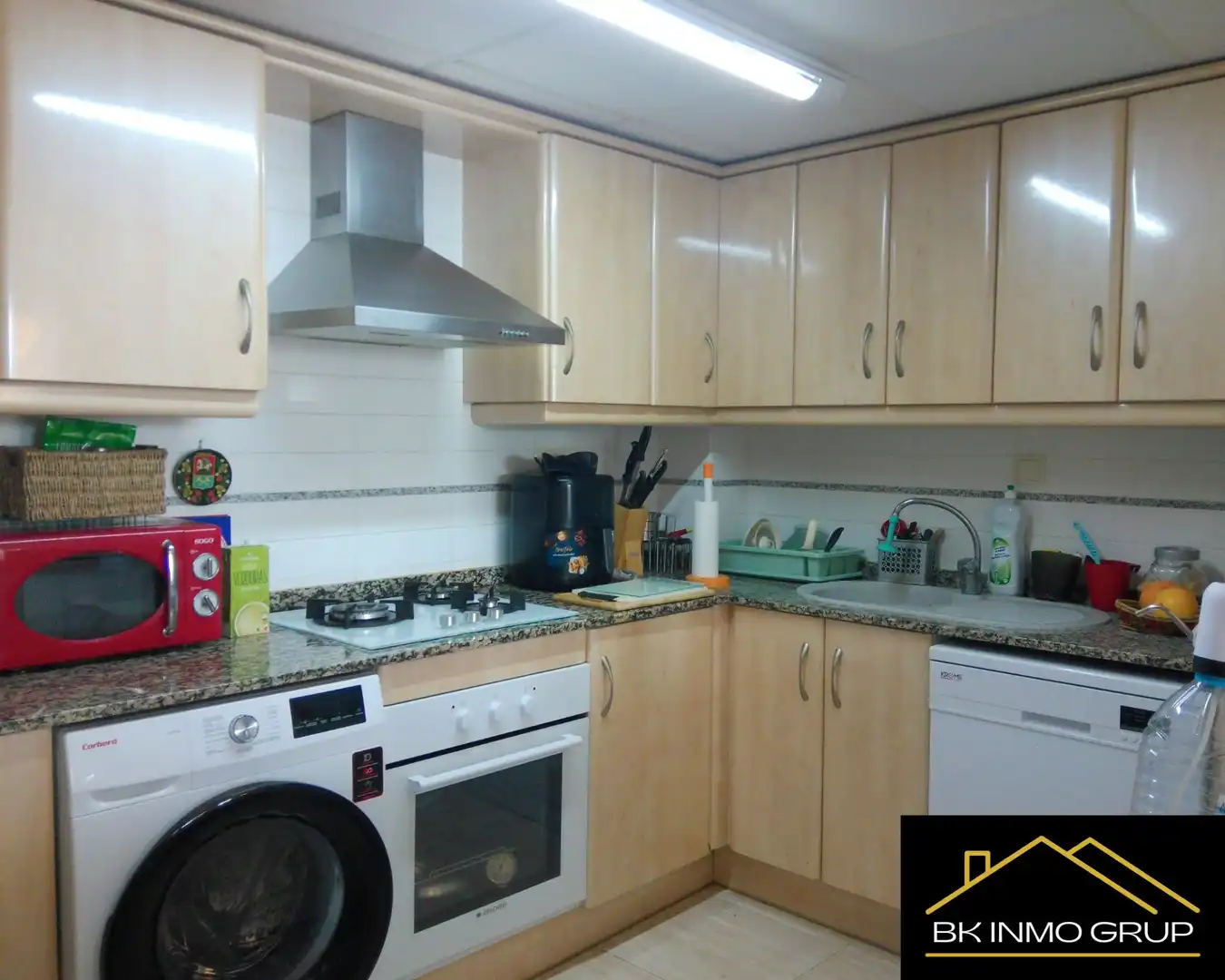 Cocina de Casa adosada en venta en Peñíscola / Peníscola con Aire acondicionado, Jardín privado y Amueblado