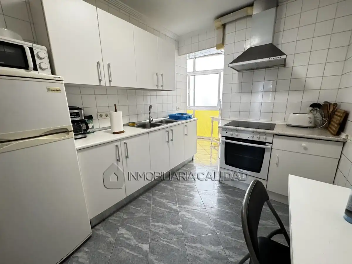 Kitchen of Flat for rent in Burgos  with Heating, Terrace and Furnished