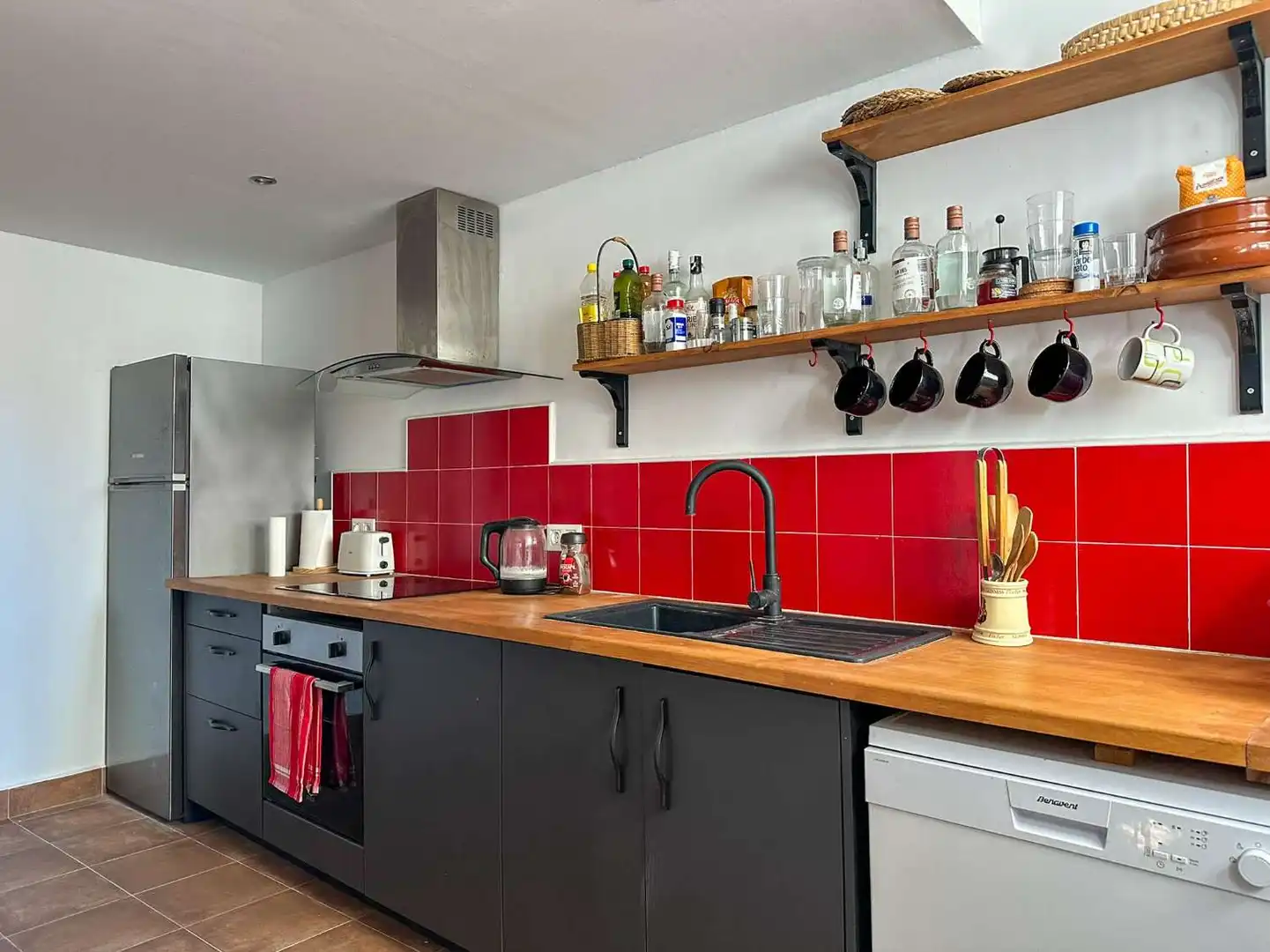 Kitchen of Houses for sale in Salobreña  with Air Conditioner and Terrace