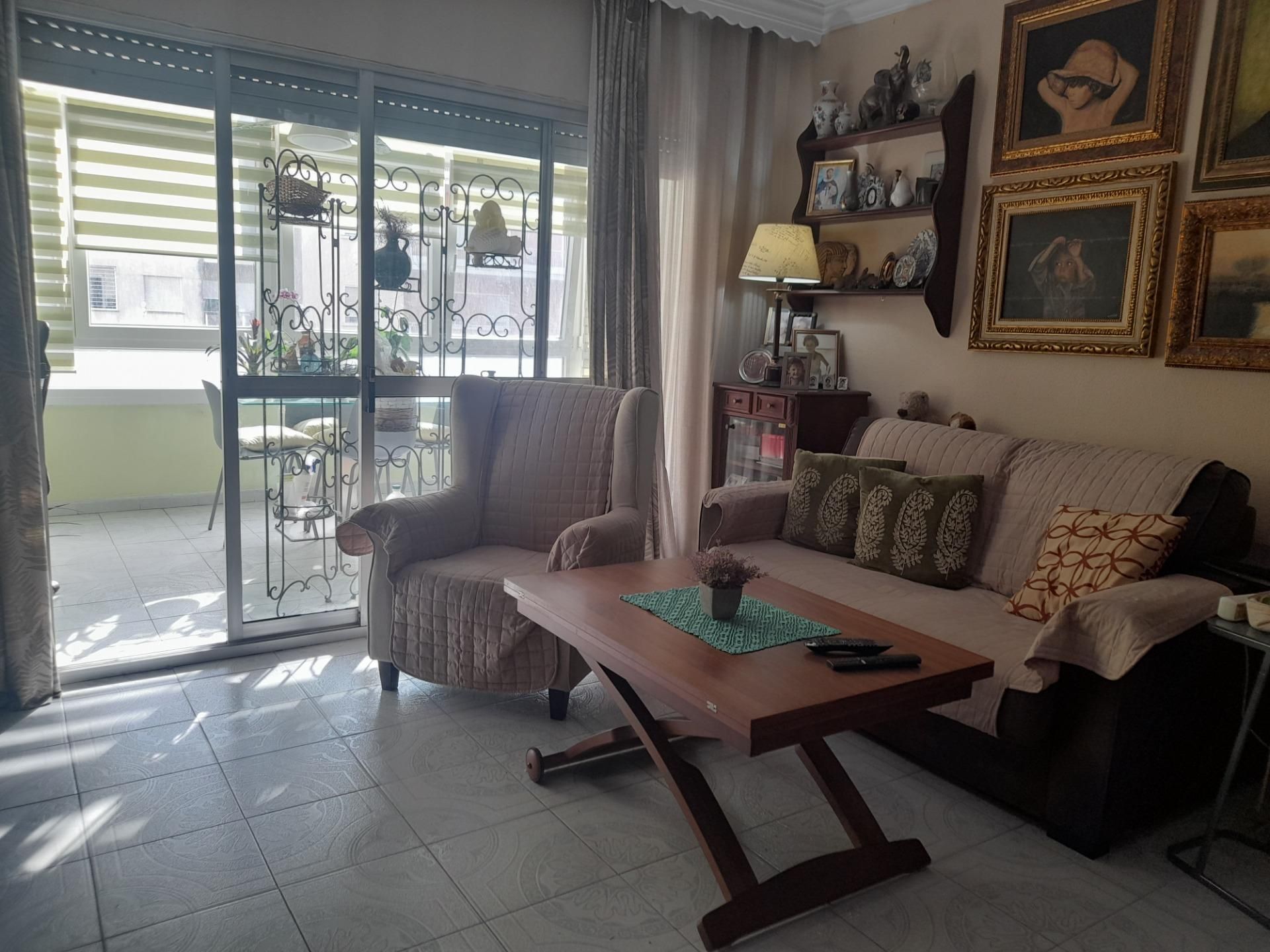 Sala de estar de Piso en venta en  Cádiz Capital con Terraza