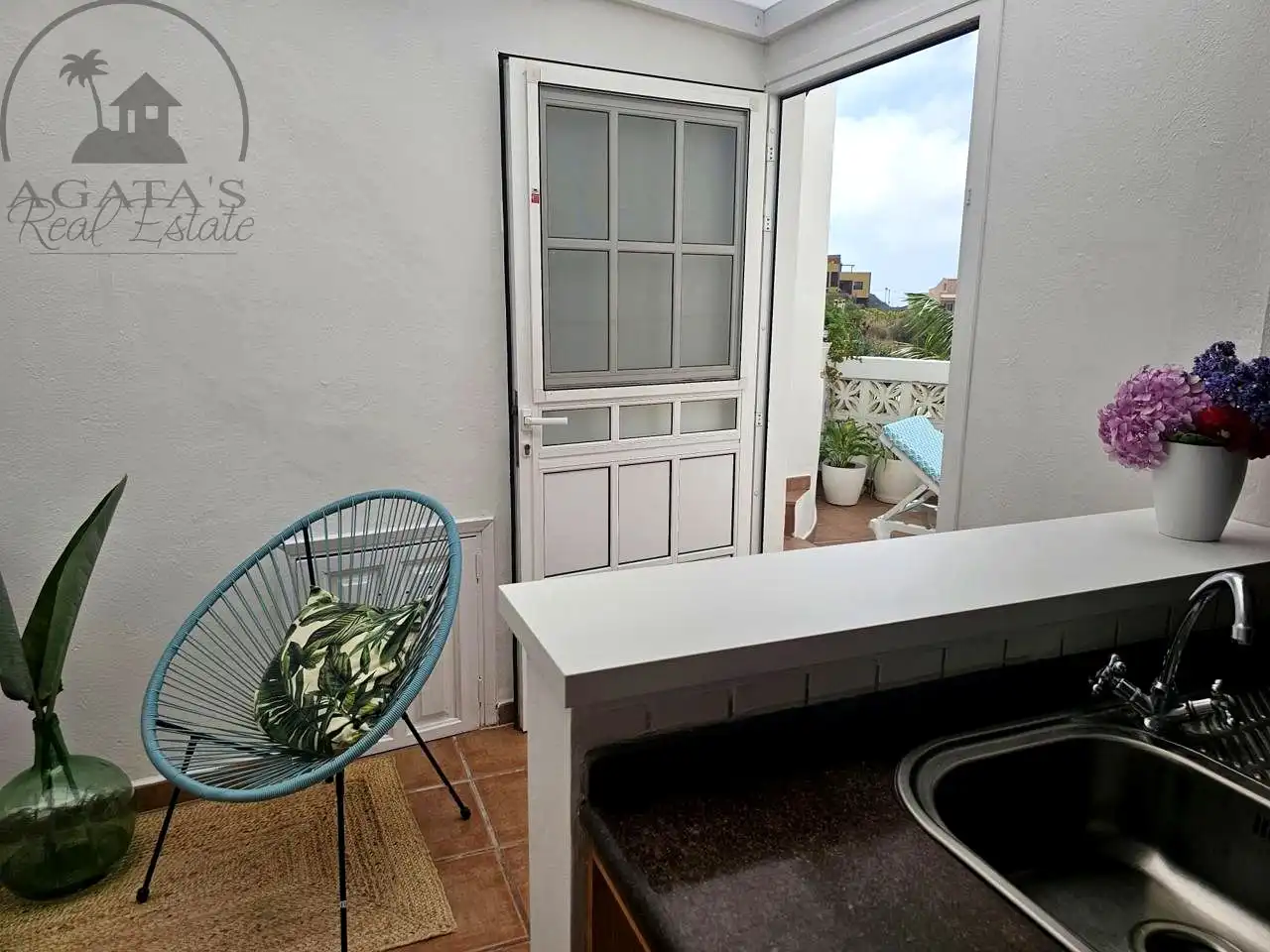 Terrassa de Casa o xalet en venda en La Guancha amb Jardí privat i Moblat