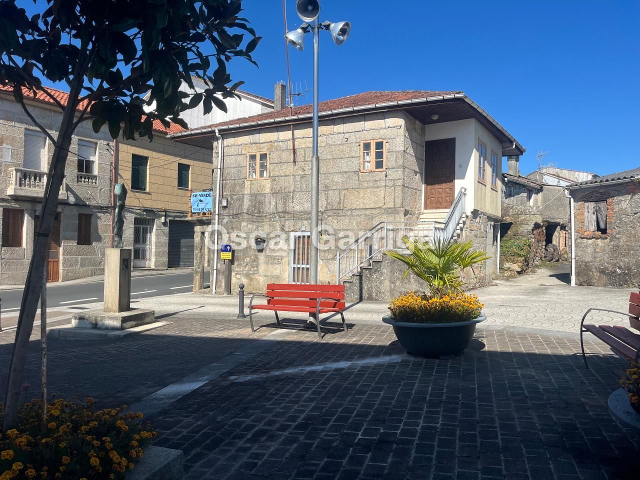 Vista exterior de Casa o xalet en venda en San Cristovo de Cea amb Balcó