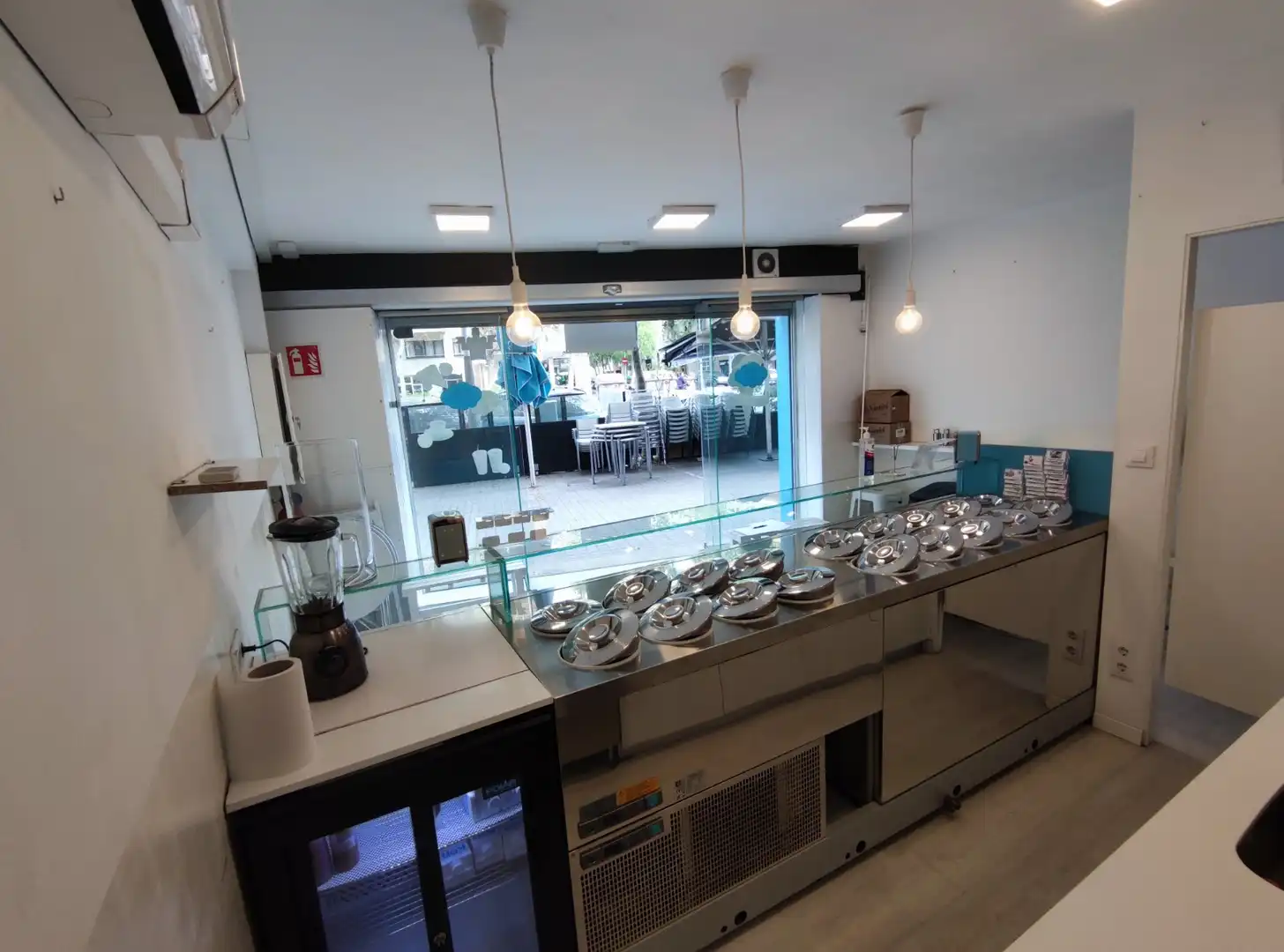 Cocina de Local en traspaso en Barcelona con Aire acondicionado y Amueblado