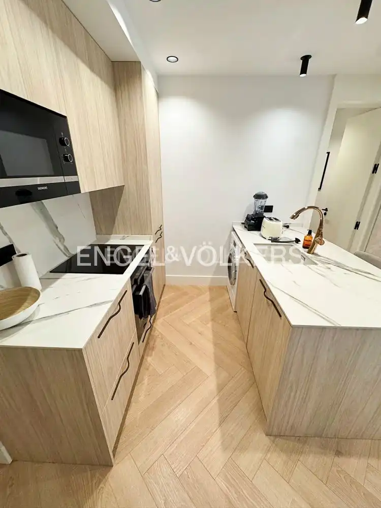 Kitchen of Flat for rent in Madrid  with Air Conditioner, Heating and Furnished