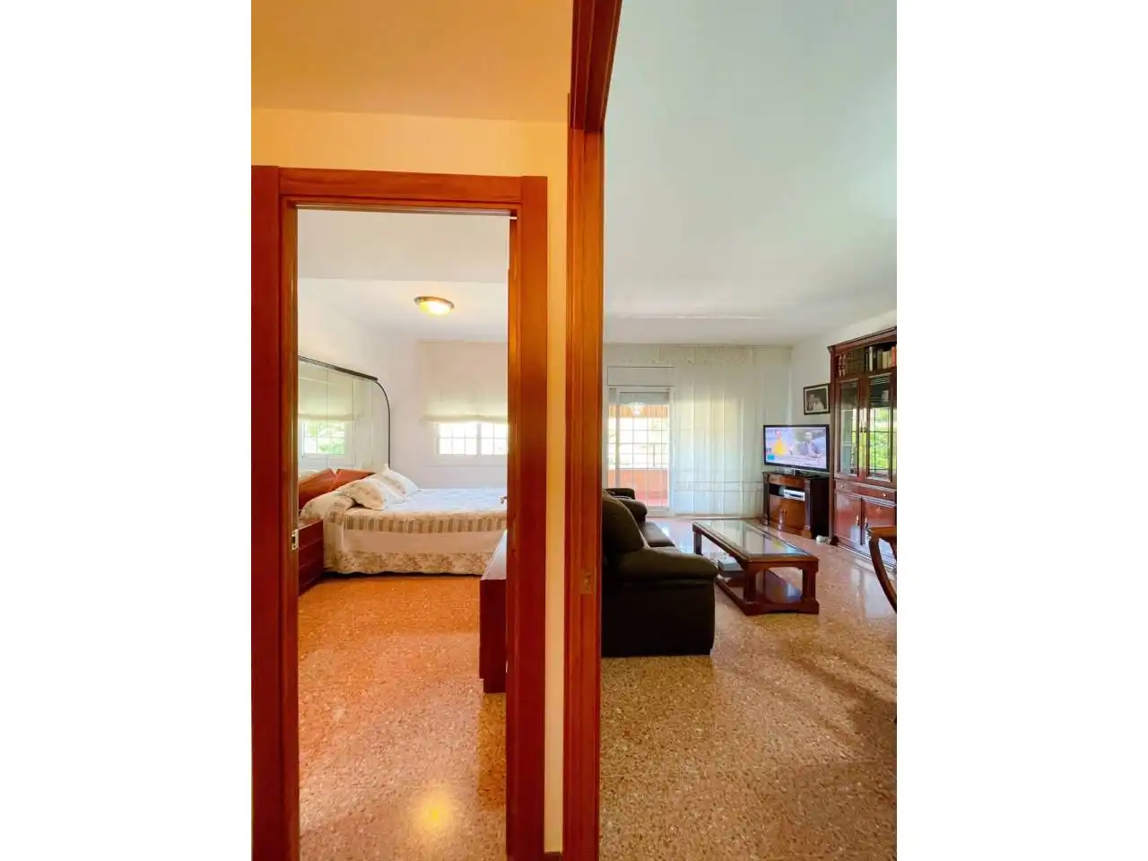Bedroom of Flat for sale in Cerdanyola del Vallès  with Heating, Furnished and Balcony