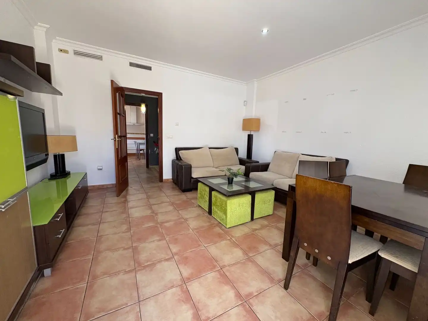 Sala de estar de Casa adosada en venta en Aljaraque con Terraza