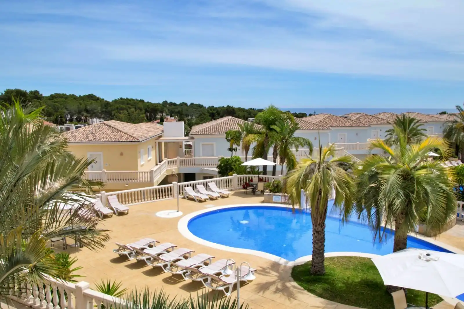 Swimming pool of Apartments for sale in Benissa pueblo  
