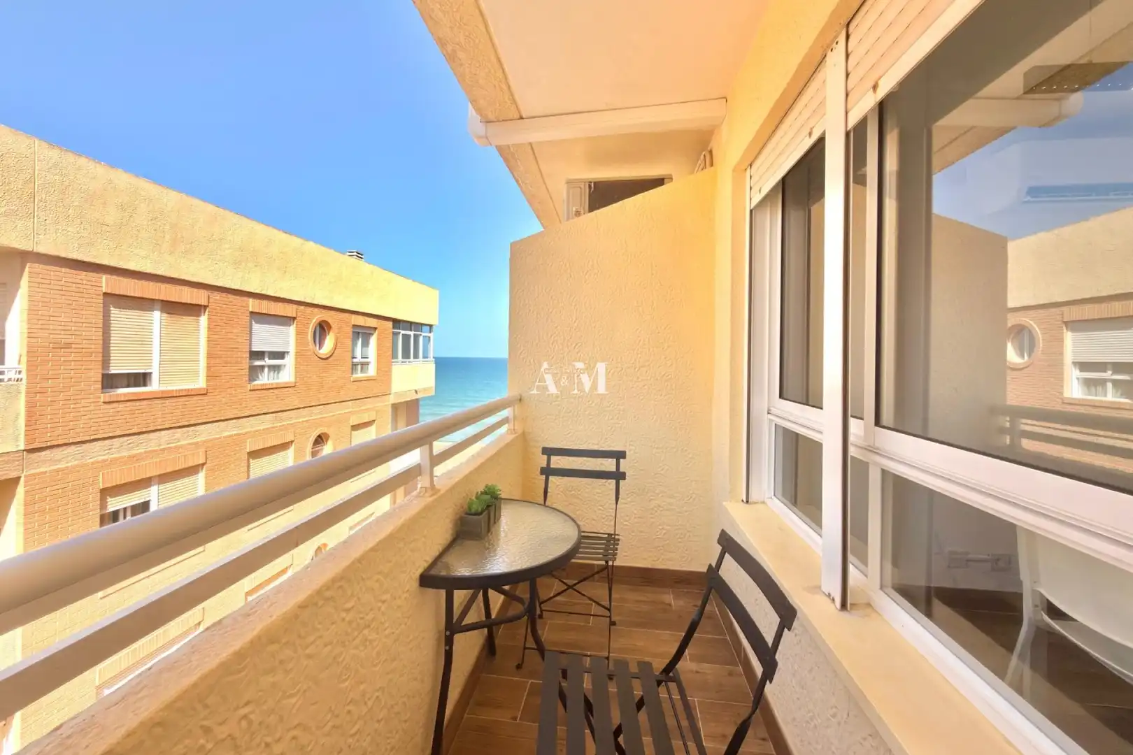 Terrasse von Wohnung zur Miete in Guardamar del Segura mit Klimaanlage, Heizung und Terrasse
