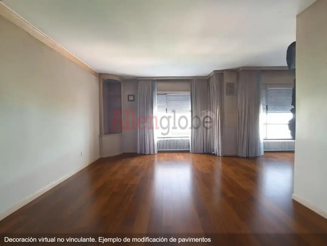 Living room of Flat for sale in Oviedo   with Heating, Terrace and Balcony