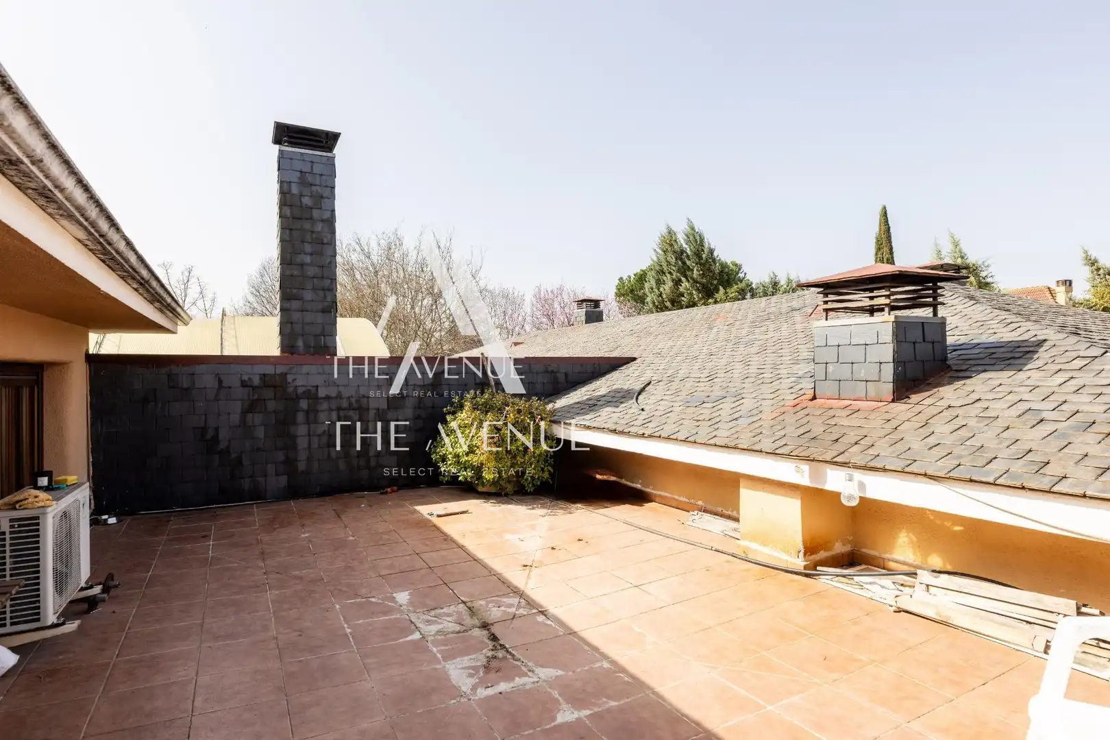 Terrassa de Casa o xalet en venda en Villanueva de la Cañada amb Aire condicionat, Calefacció i Jardí privat