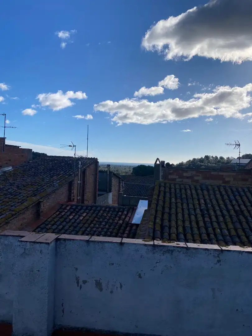 Vista exterior de Finca rústica en venta en Riudecanyes con Calefacción, Terraza y Amueblado