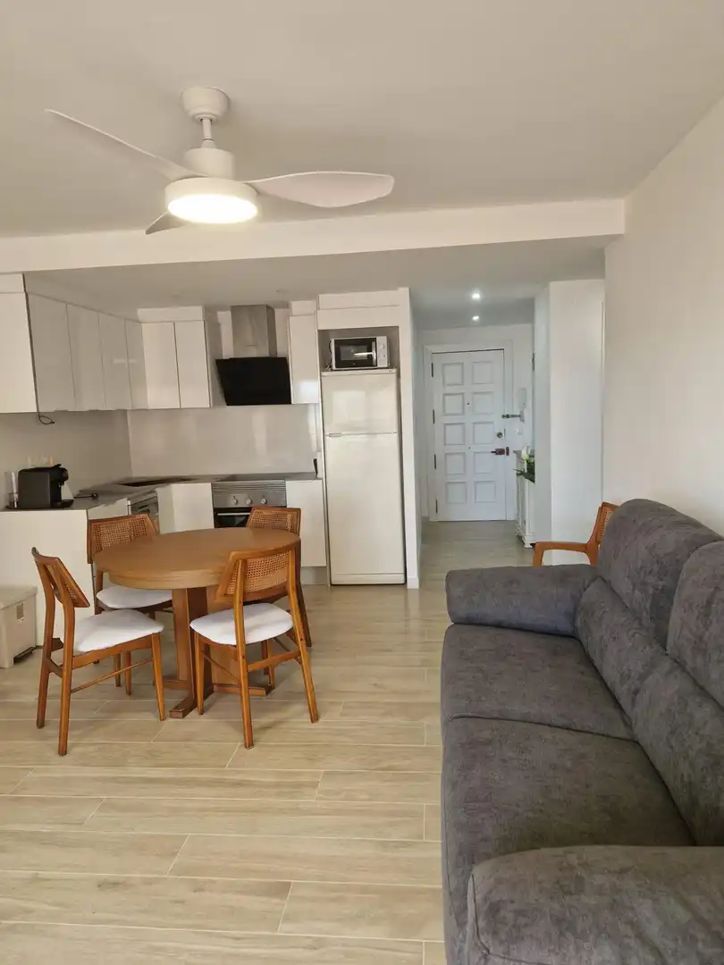 Kitchen of Flat for rent in Cullera  with Private garden, Parquet flooring and Furnished