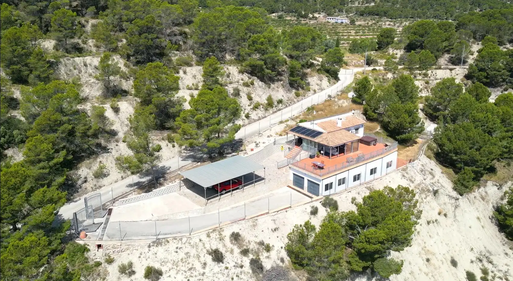 Vista exterior de Casa o chalet en venta en Relleu con Aire acondicionado, Jardín privado y Terraza