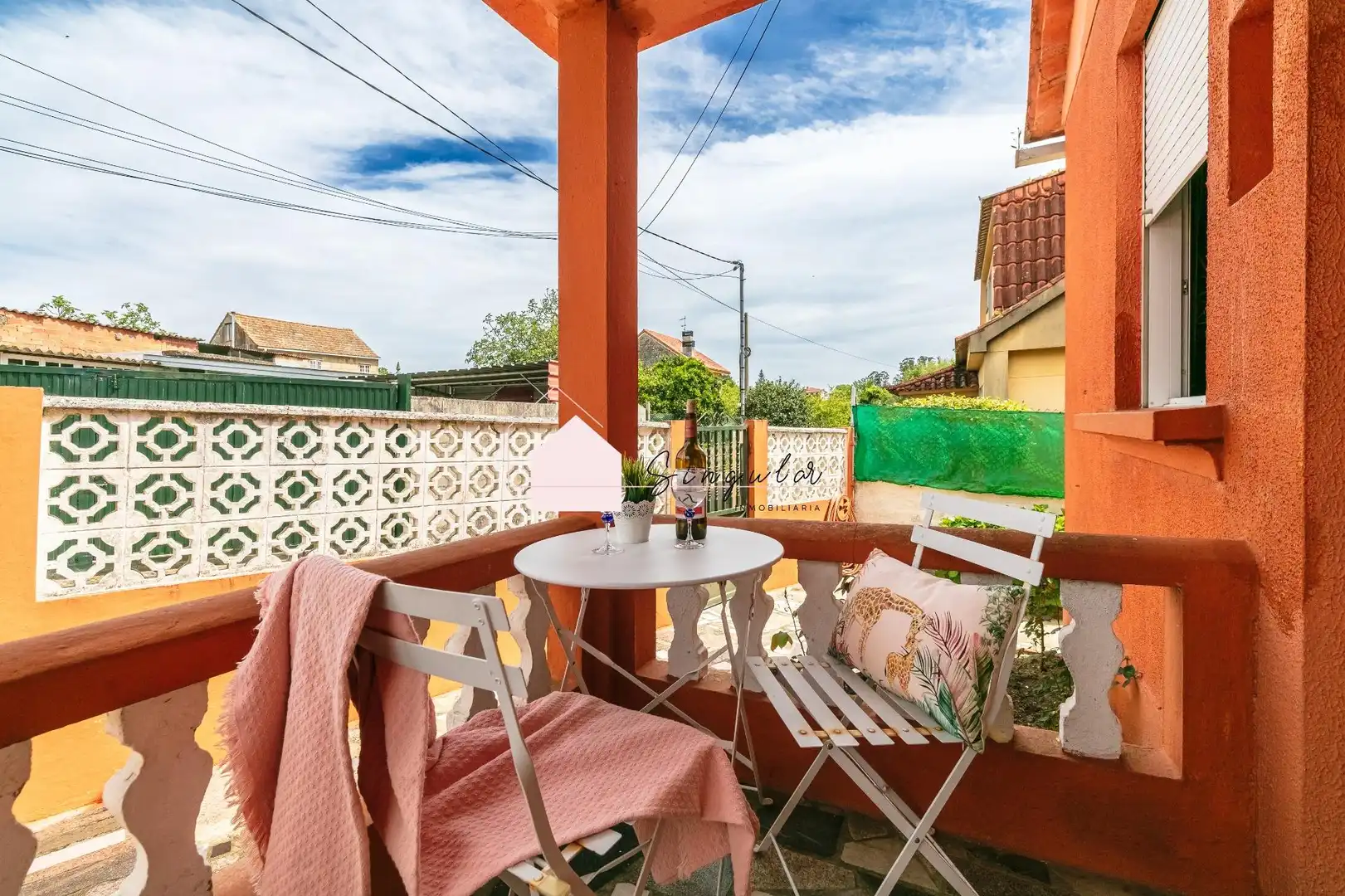 Terraza de Casa o chalet en venta en Vigo  con Calefacción, Jardín privado y Trastero