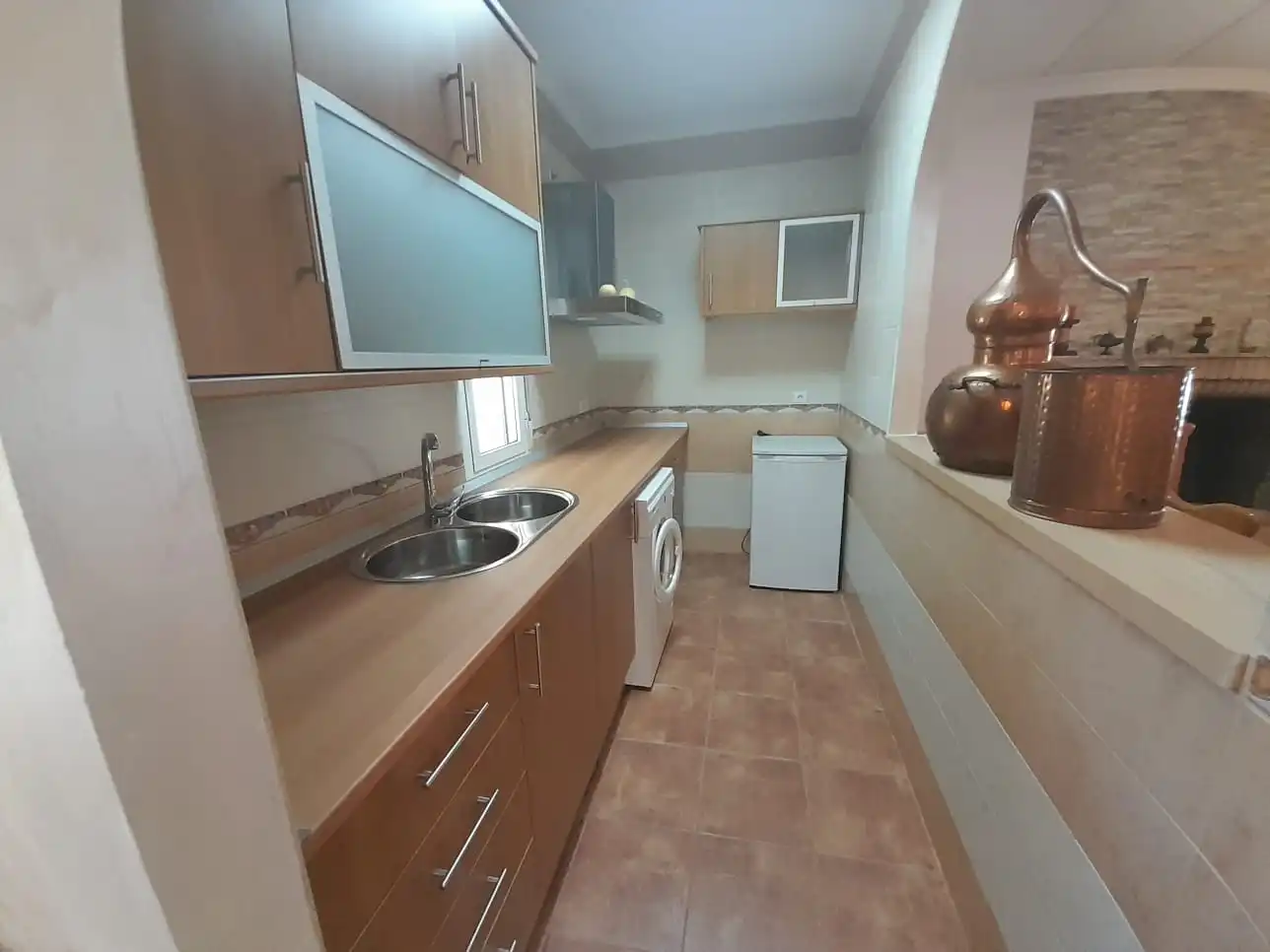 Cocina de Finca rústica en venta en Almodóvar del Campo con Trastero, Piscina y Amueblado