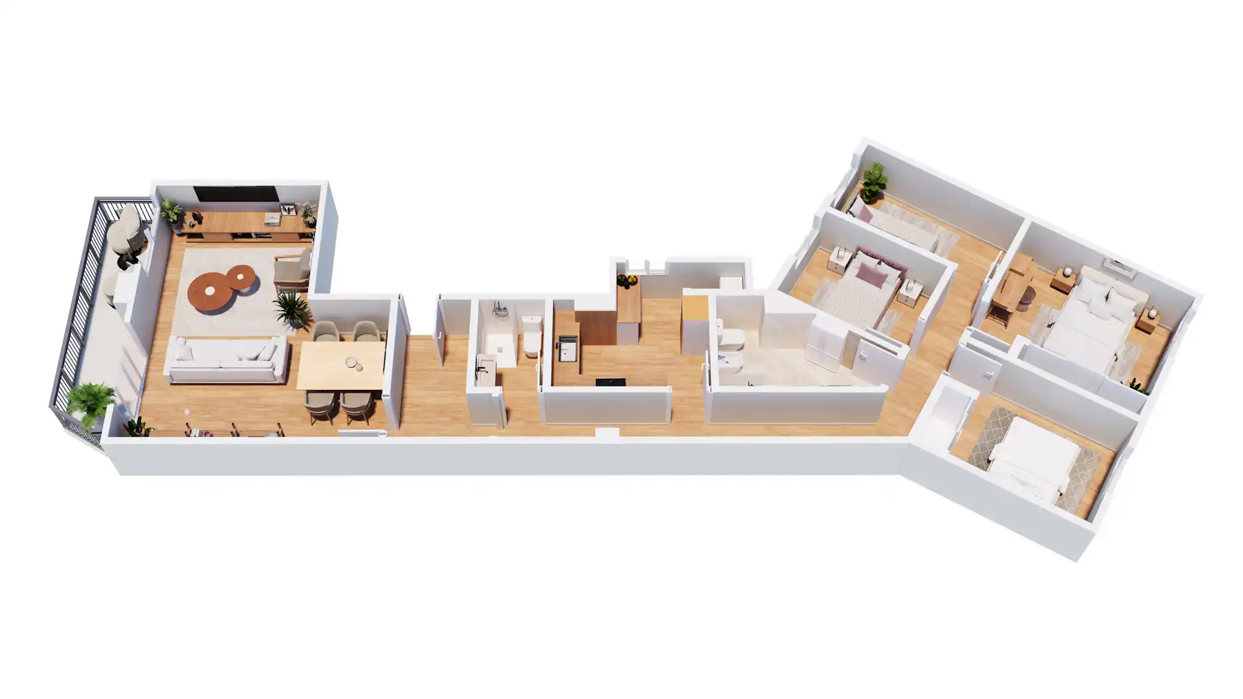 Apartament en venda en Valencia amb Aire condicionat, Terrassa i Moblat