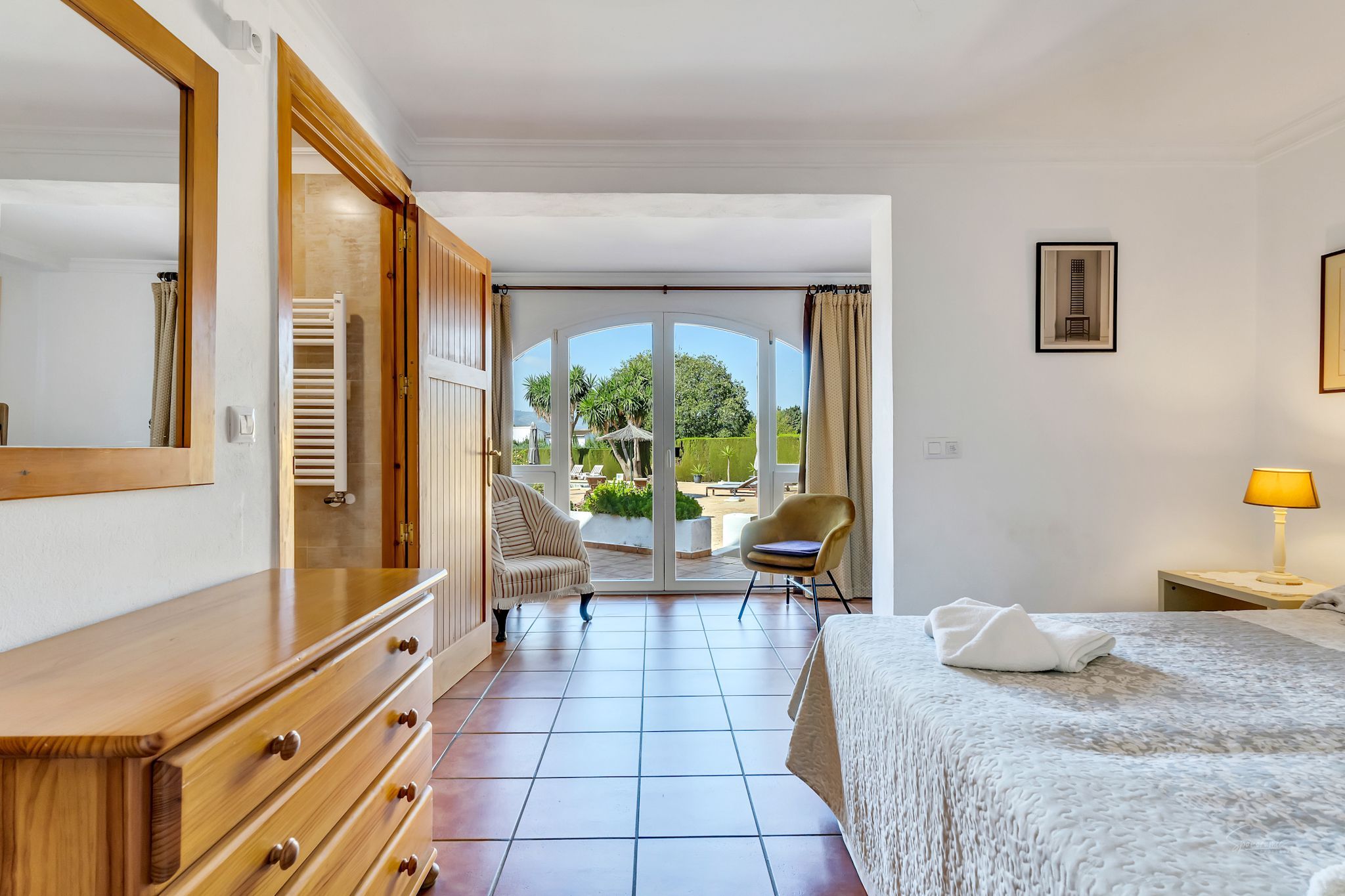 Dormitori de Casa o xalet en venda en Jávea / Xàbia amb Aire condicionat, Calefacció i Jardí privat