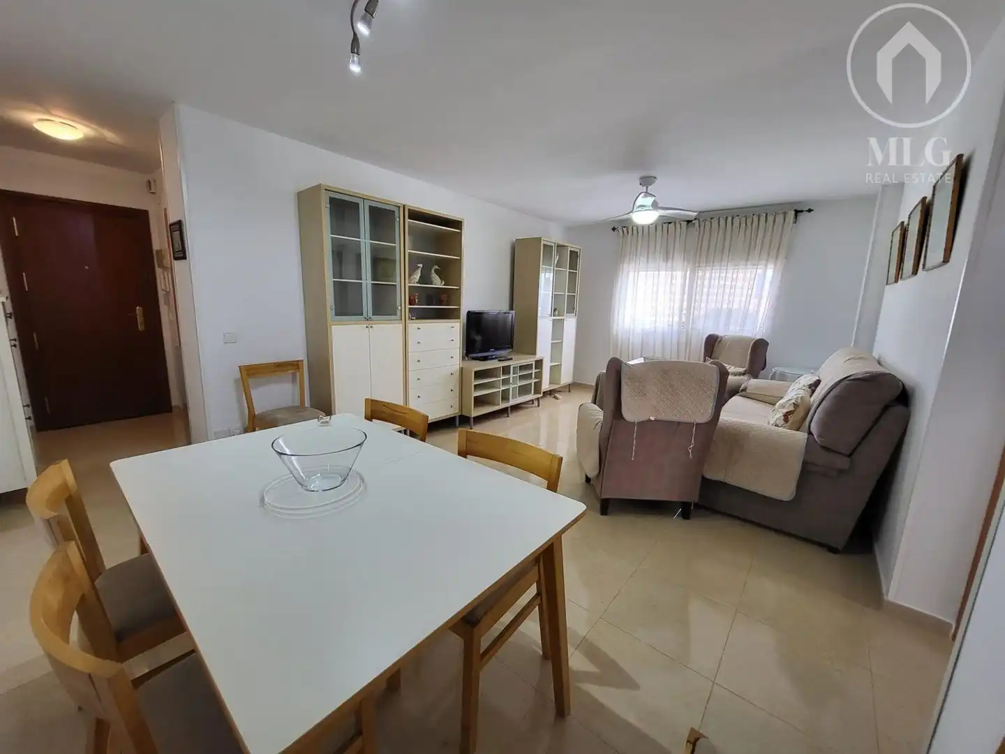 Living room of Flat for rent in Málaga Capital  with Furnished