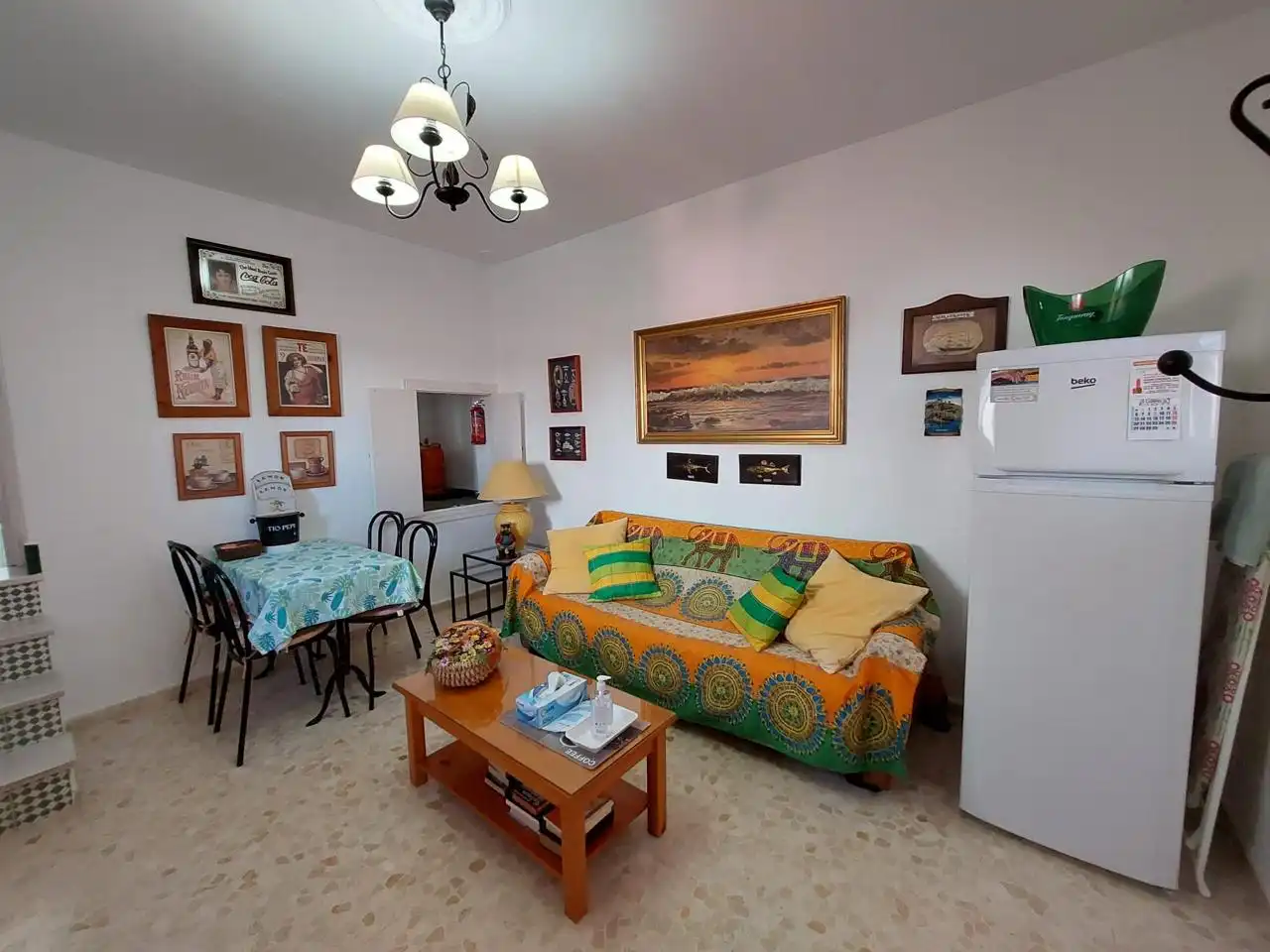 Sala d'estar de Dúplex en venda en Cádiz amb Aire condicionat i Moblat