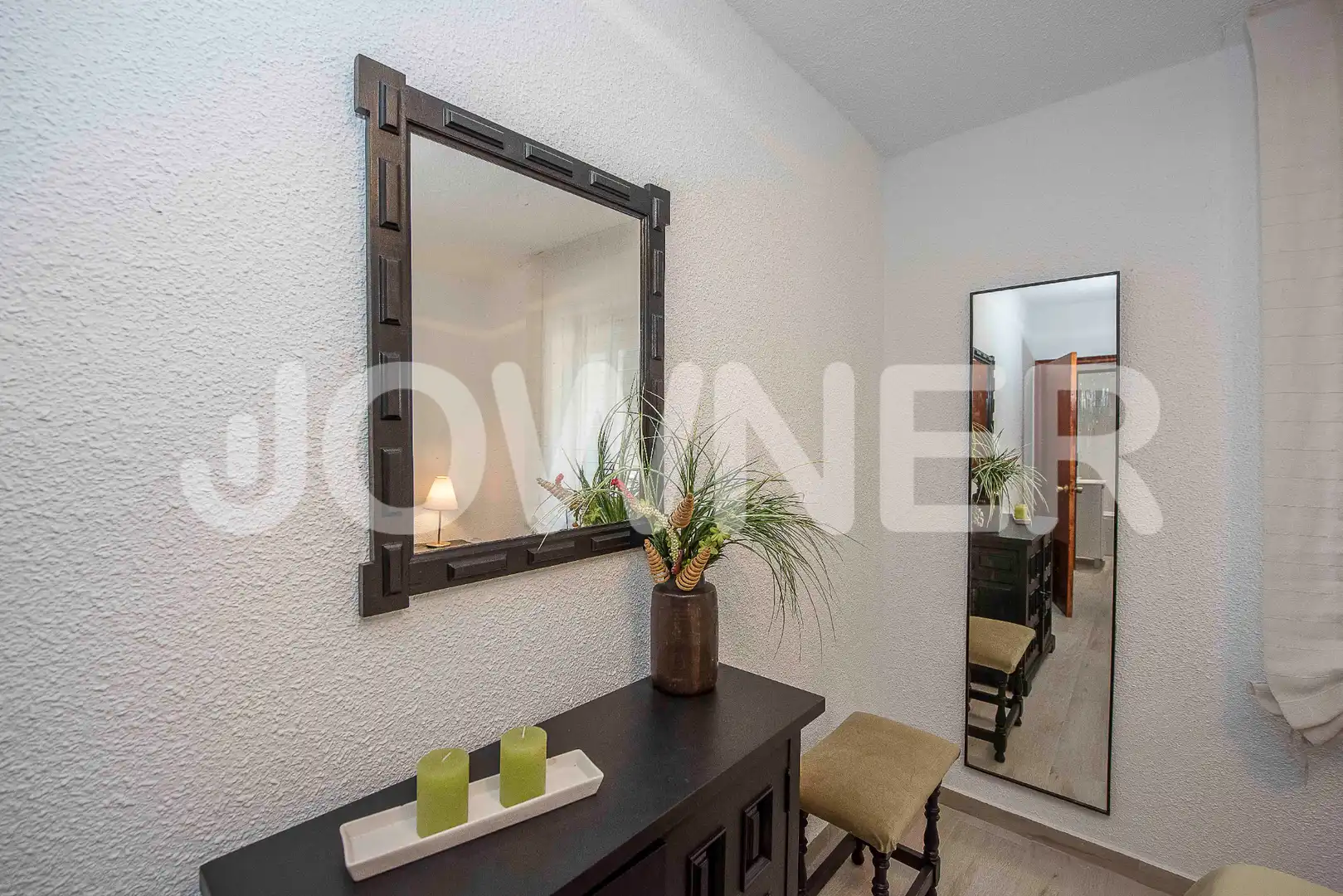 Schlafzimmer von Wohnung zur Miete in Madrid mit Heizung, Möbliert und Ofen