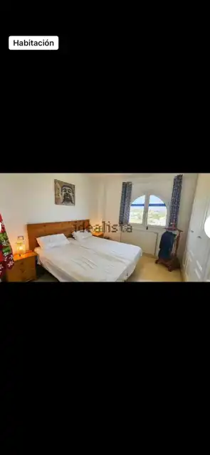Schlafzimmer von Wohnung zur Miete in Manilva mit Klimaanlage, Terrasse und Möbliert