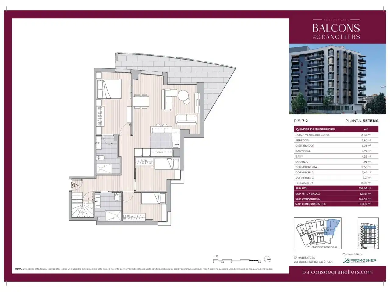 Maisonette zum Verkauf in Calle Francesc Ribas, 56, Font Verda