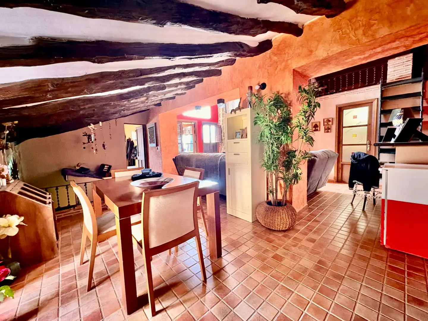 Comedor de Finca rústica en venta en Ibi con Aire acondicionado y Terraza