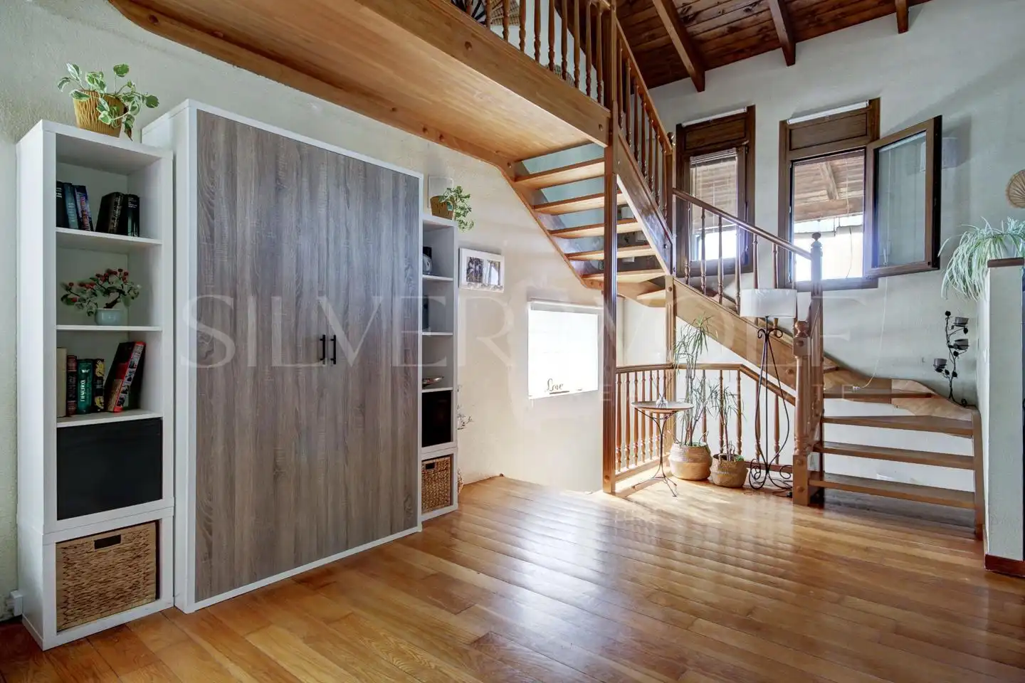 Sala de estar de Casa o chalet en venta en Vallirana con Calefacción, Jardín privado y Parquet