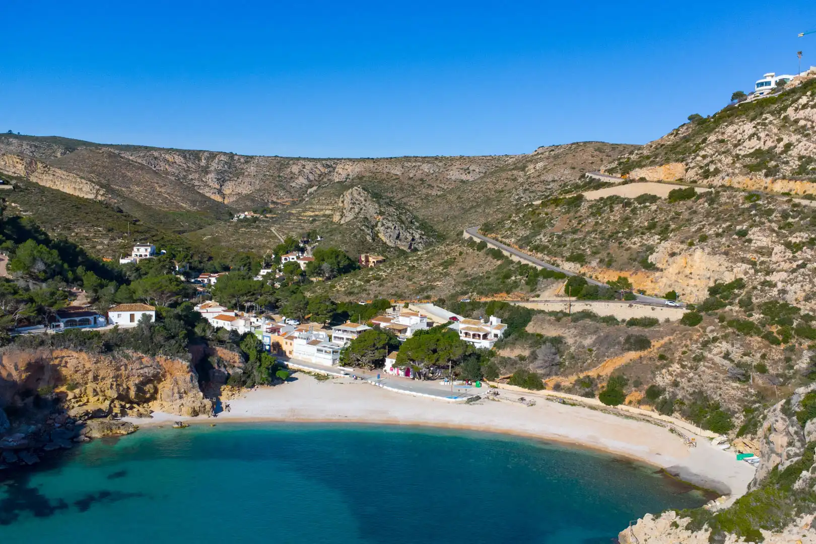Vista exterior de Casa o chalet en venta en Jávea / Xàbia con Aire acondicionado, Terraza y Piscina