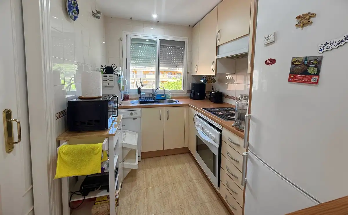 Cocina de Apartamento en venta en Mijas con Piscina y Piscina comunitaria