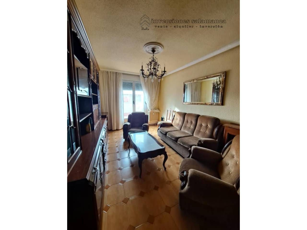 Sala d'estar de Àtic de lloguer en Salamanca Capital amb Calefacció, Parquet i Terrassa