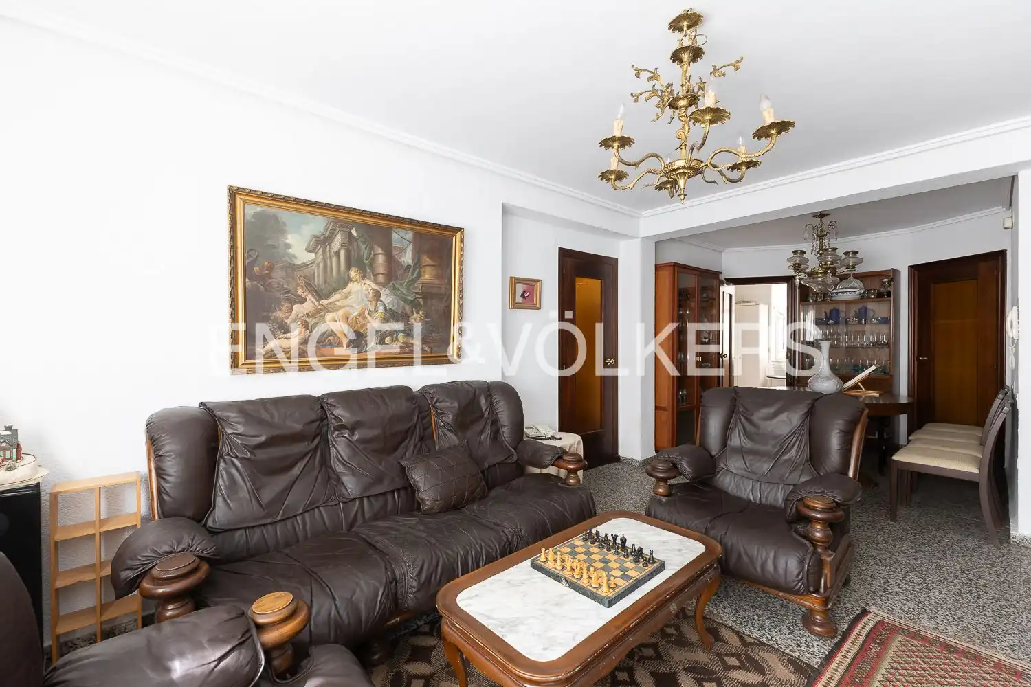 Living room of Flat for sale in Valencia  with Heating, Storage room and Balcony