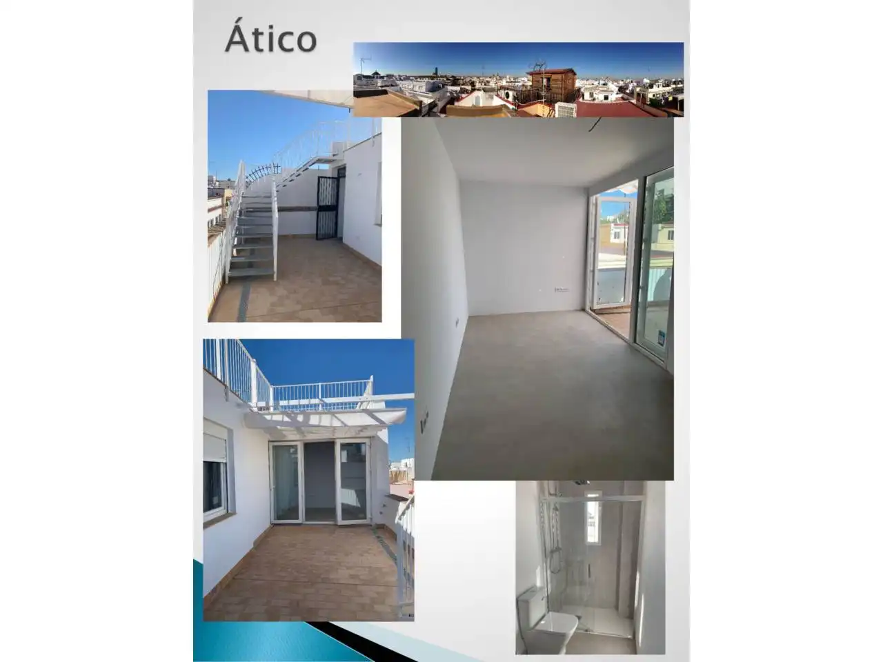 Vista exterior de Ático en venta en Sevilla con Aire acondicionado, Calefacción y Terraza