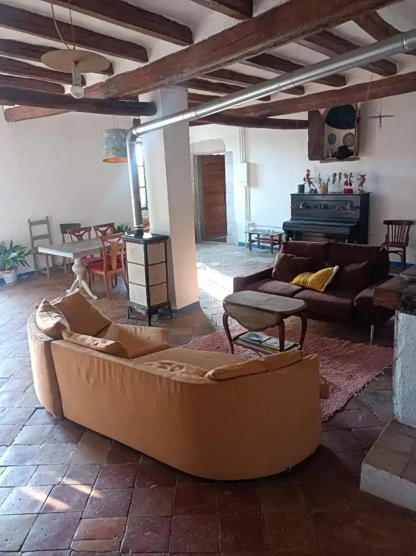 Living room of Country homes for rent in Borrassà  with Furnished, Oven and Washing machine