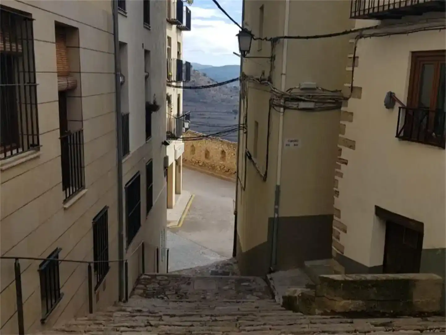 Vista exterior de Pis en venda en Morella amb Balcó