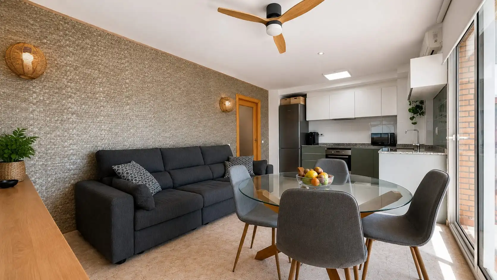Living room of Apartments for sale in Salou  with Air Conditioner, Heating and Furnished
