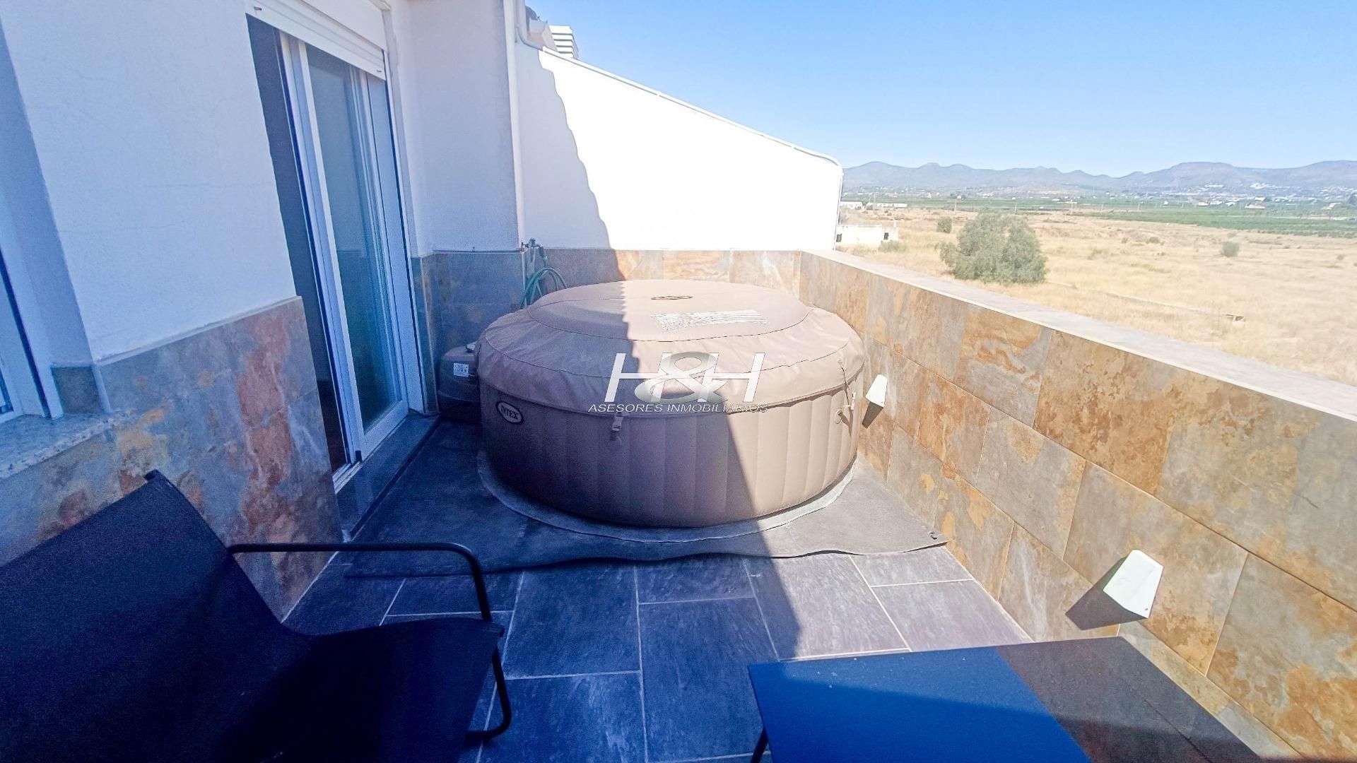 Terrace of Single-family semi-detached for sale in Massamagrell  with Terrace and Balcony