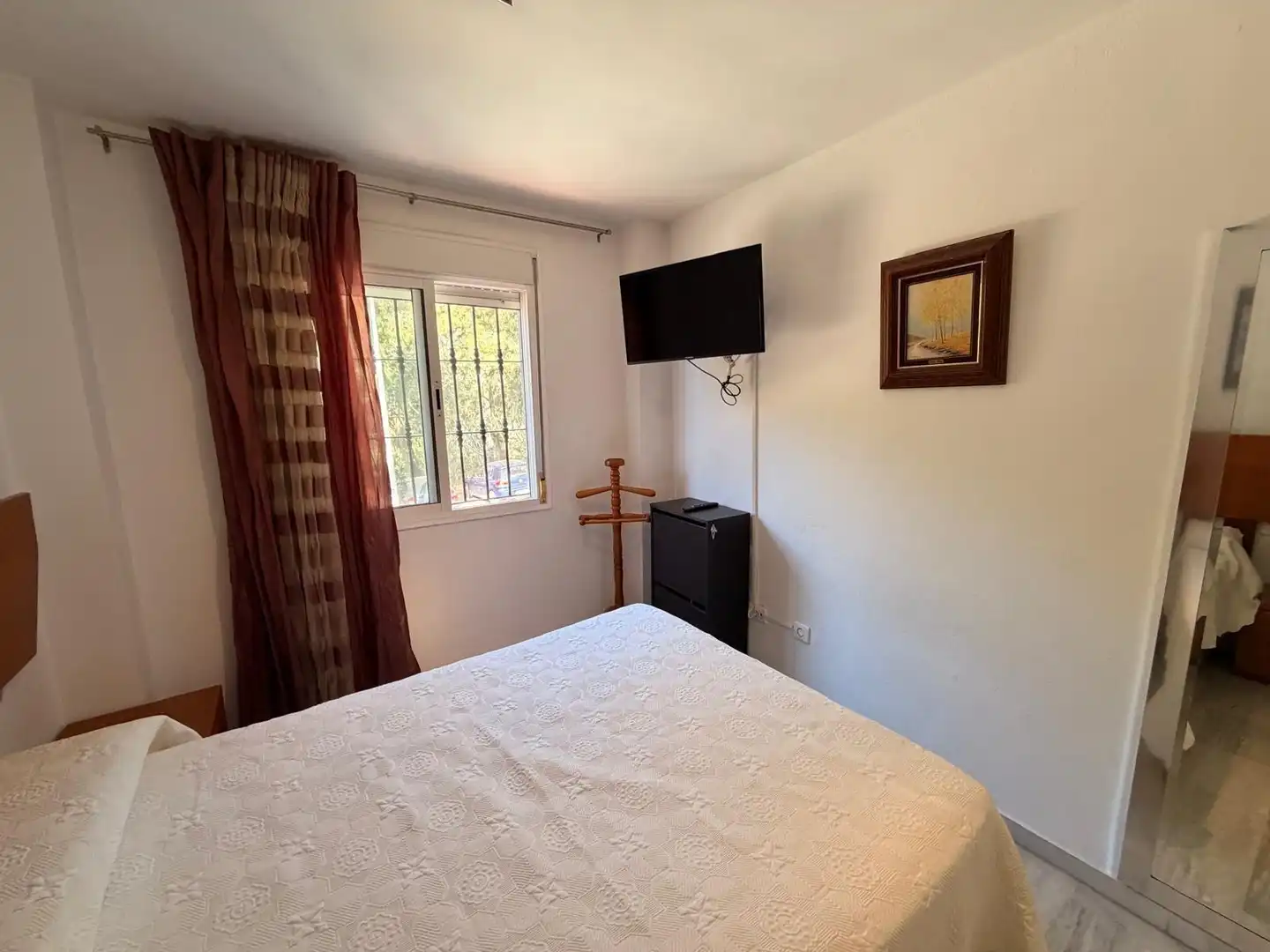 Bedroom of Flat for rent in Benalmádena  with Air Conditioner, Heating and Private garden