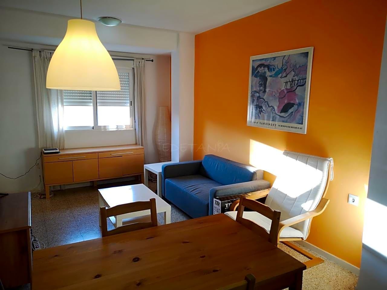 Sala d'estar de Apartament de lloguer en Moncada amb Calefacció i Moblat