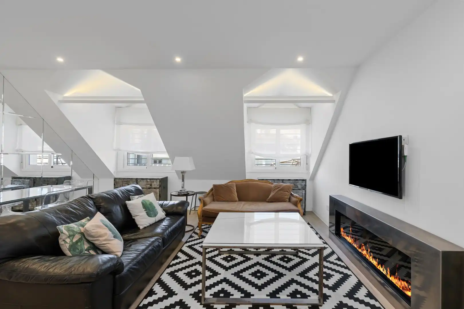 Sala de estar de Ático en venta en Sevilla con Aire acondicionado y Amueblado