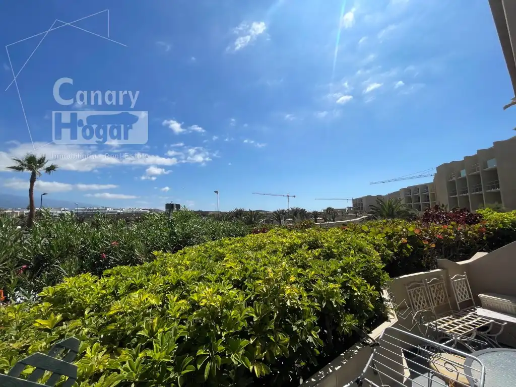 Terraza de Apartamento en venta en Granadilla de Abona con Calefacción, Jardín privado y Amueblado