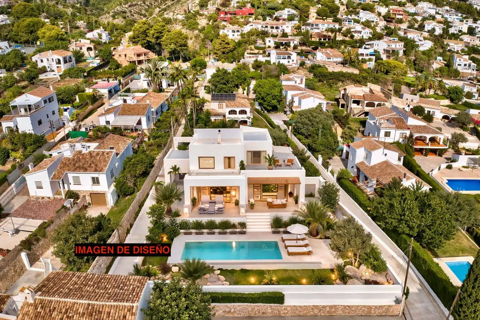 Exterior view of Houses for sale in Jávea / Xàbia  with Air Conditioner, Heating and Private garden