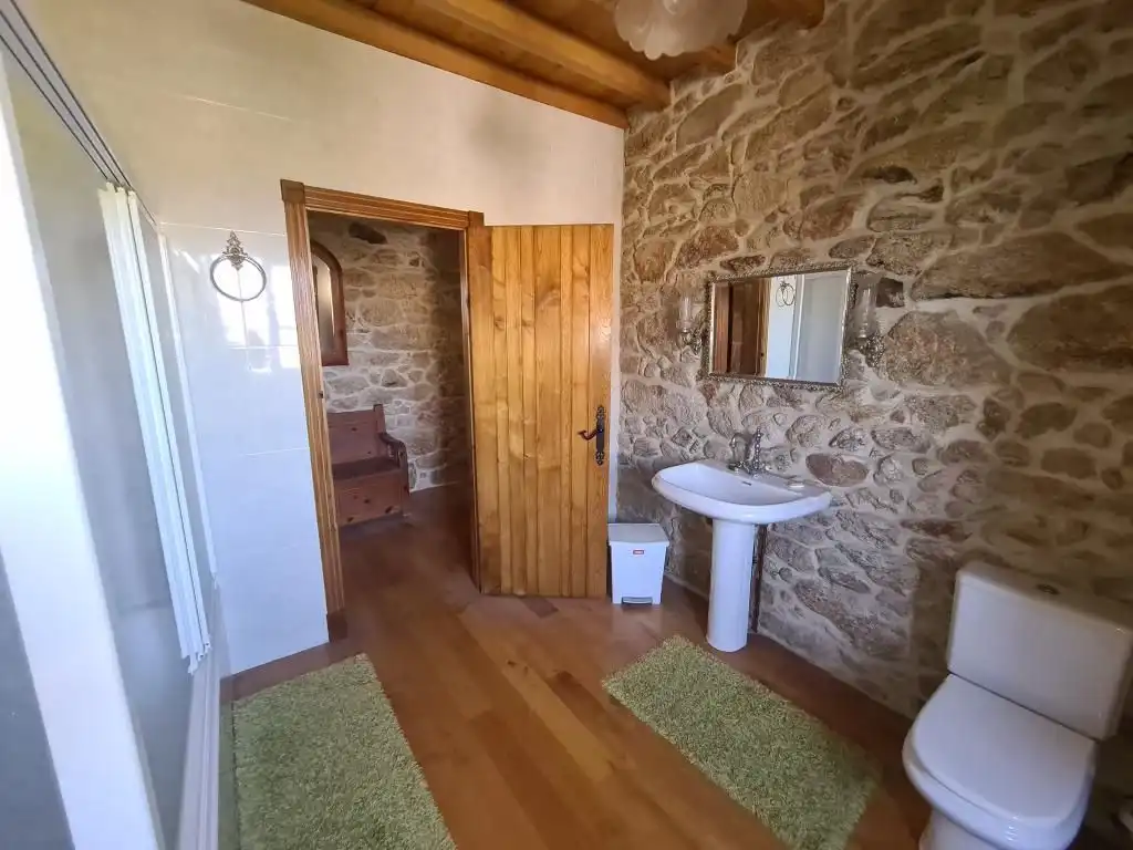 Baño de Casa o chalet en venta en Dodro con Jardín privado, Parquet y Trastero