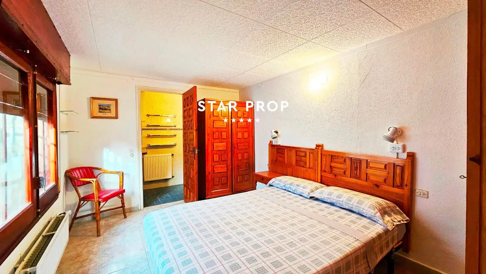 Bedroom of Houses for sale in Roses  with Heating, Terrace and Storage room